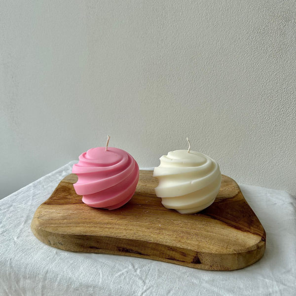 luzz candle swirl rond